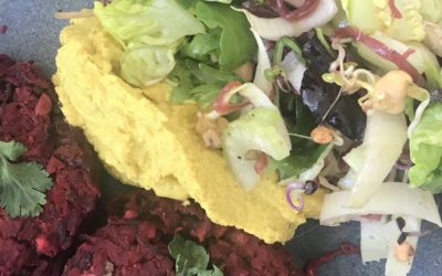 Beetroot Patties (with vegan option)